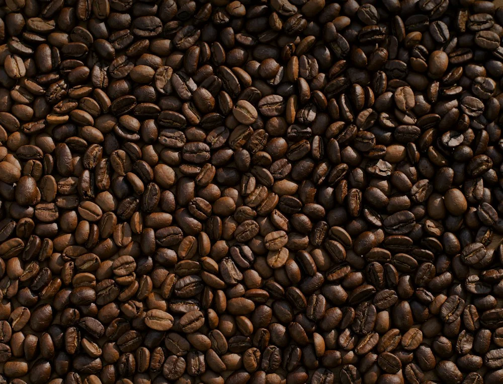 Granos tostados de café